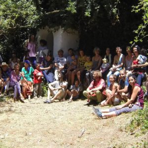 Ecoaldea El Calabacino, localizada en Alájar, Huelva (Andalucía). ESPAÑA