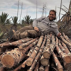 Tim Bernhardt en Pita Escuela, localizada en Los Molinos del Río Aguas en Sorbas, Almería (Andalucía).