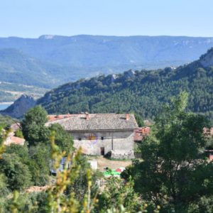 Ecoaldea Lakabe, ubicada en la localidad de Lacabe, Navarra. ESPAÑA