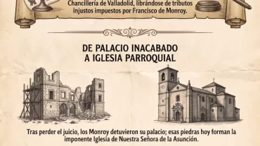 Vista de la Iglesia de Nuestra Señora de la Asunción en Robledillo de Gata, un monumento a la victoria vecinal sobre la nobleza.